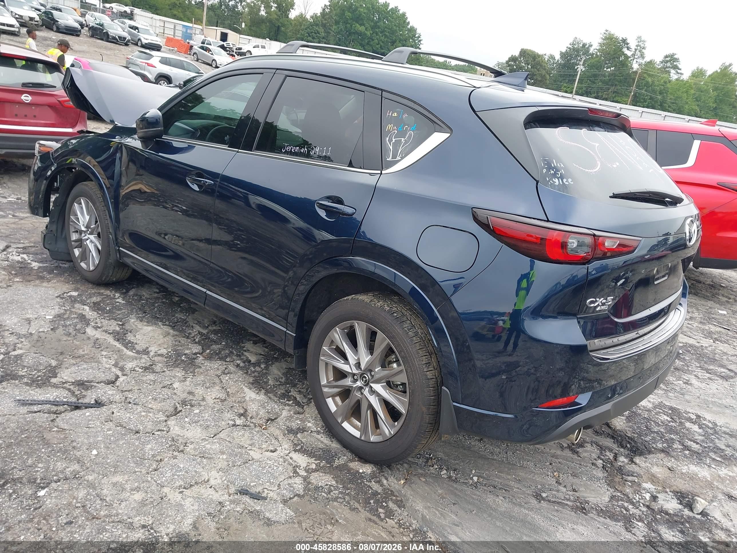 2024 Mazda Cx-5 2.5 S Premium Plus Blue vin: JM3KFBEL9R0472210