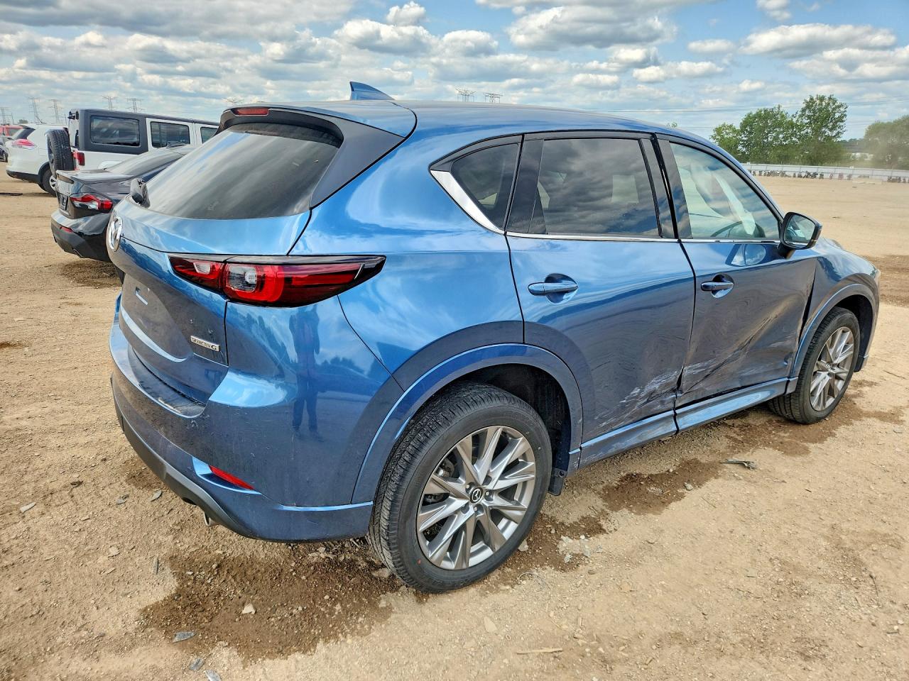 2024 Mazda Cx-5 Premium Plus Blue vin: JM3KFBELXR0432668