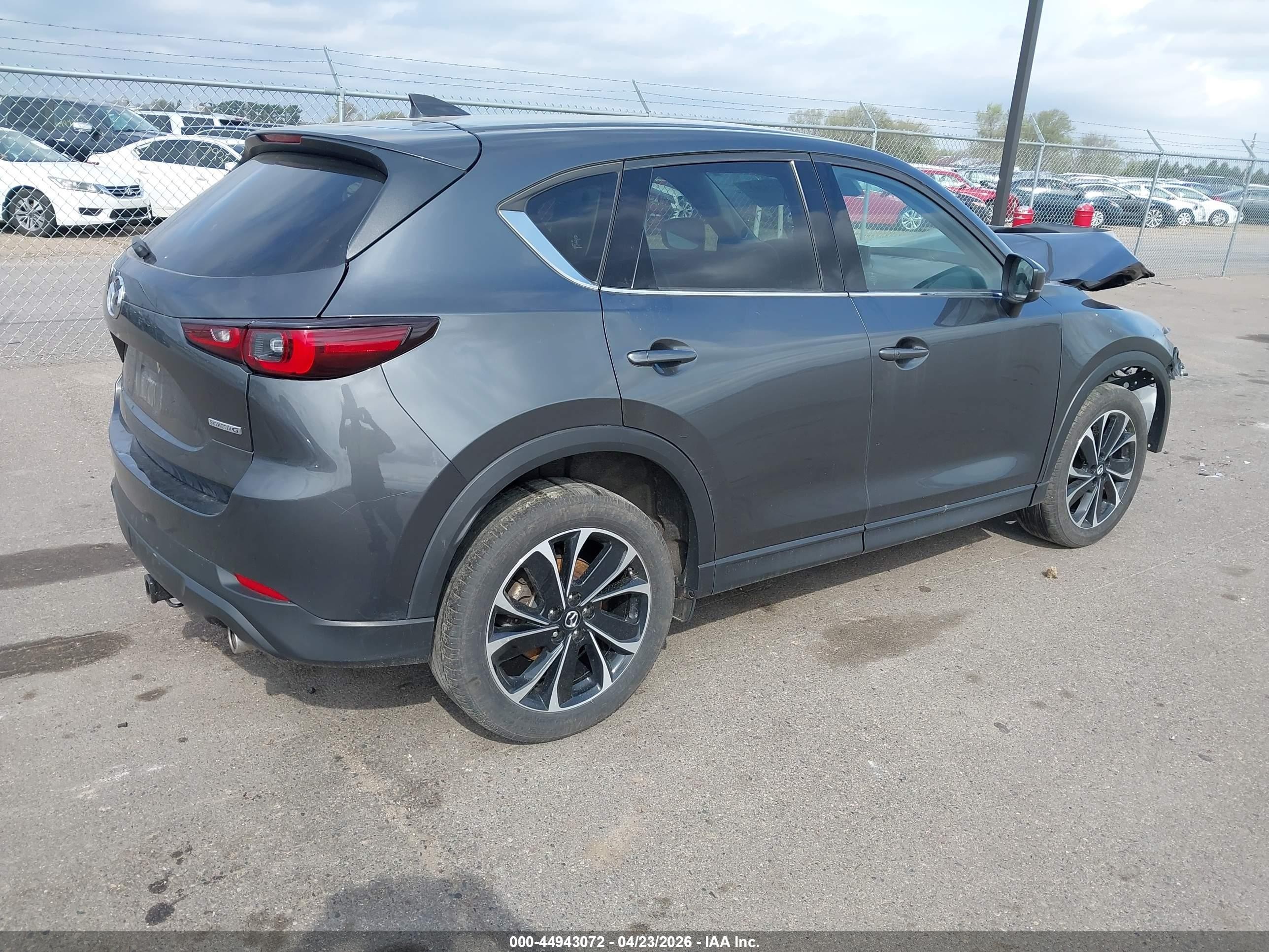 2022 Mazda Cx-5 2.5 S Premium Plus Gray vin: JM3KFBEM0N0574515