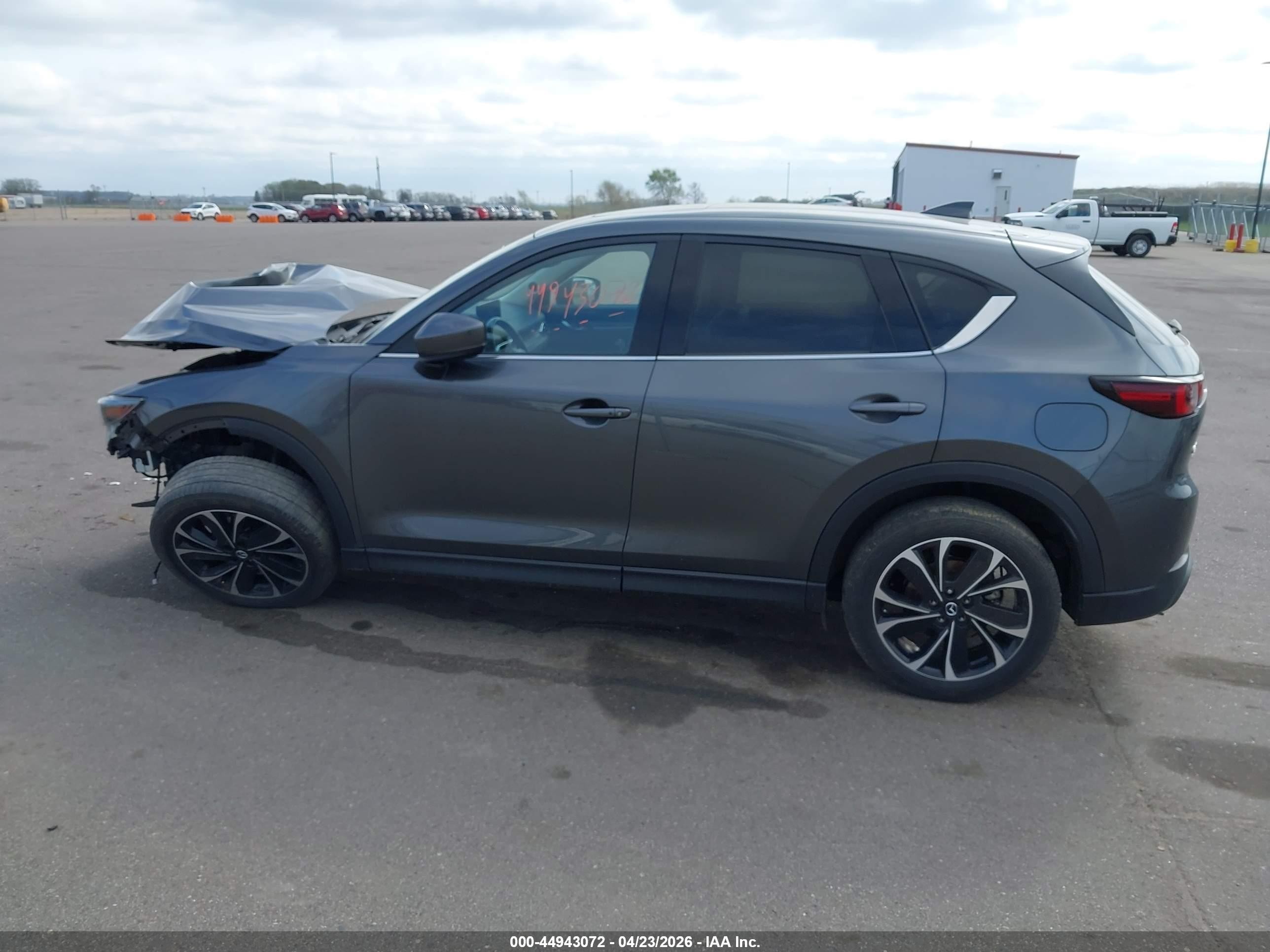 2022 Mazda Cx-5 2.5 S Premium Plus Gray vin: JM3KFBEM0N0574515