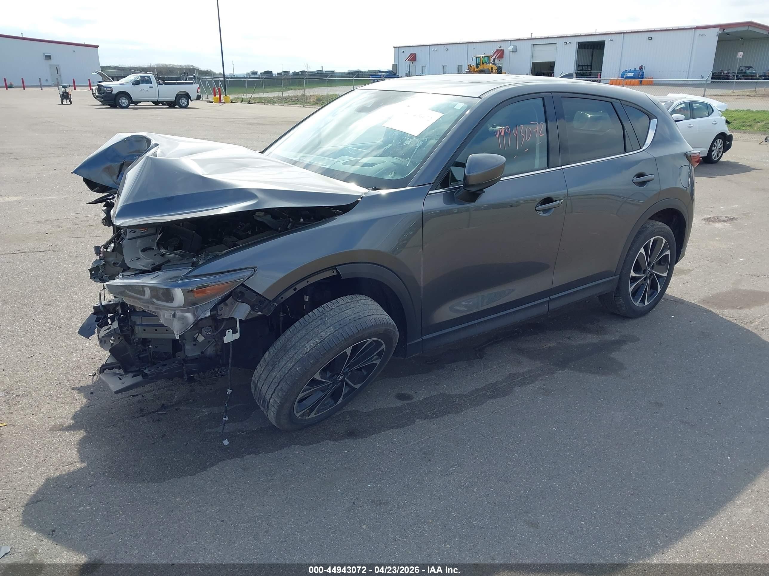 2022 Mazda Cx-5 2.5 S Premium Plus Gray vin: JM3KFBEM0N0574515