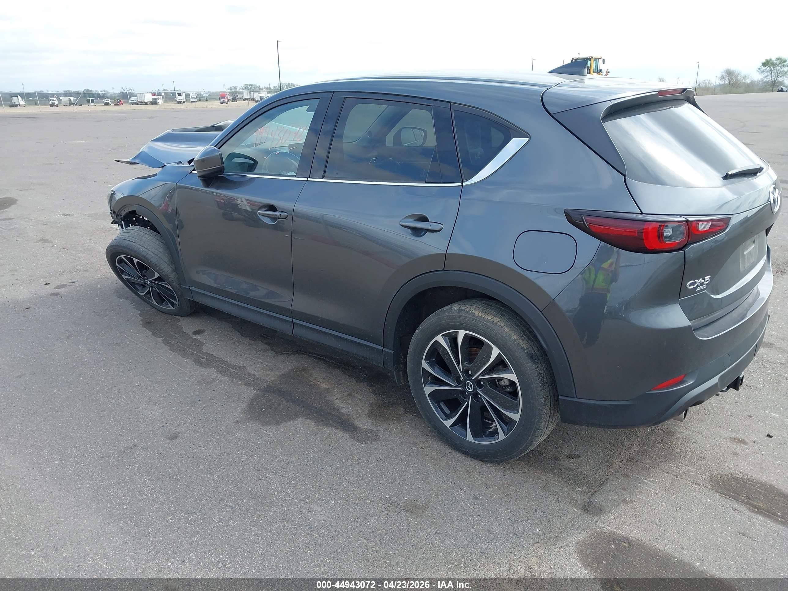 2022 Mazda Cx-5 2.5 S Premium Plus Gray vin: JM3KFBEM0N0574515