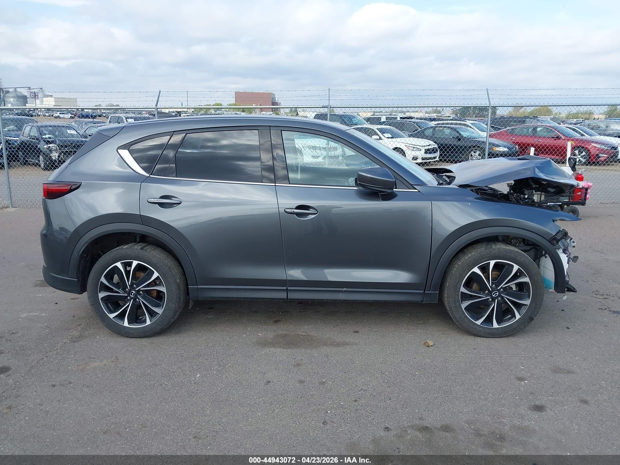 2022 Mazda Cx-5 2.5 S Premium Plus Gray vin: JM3KFBEM0N0574515