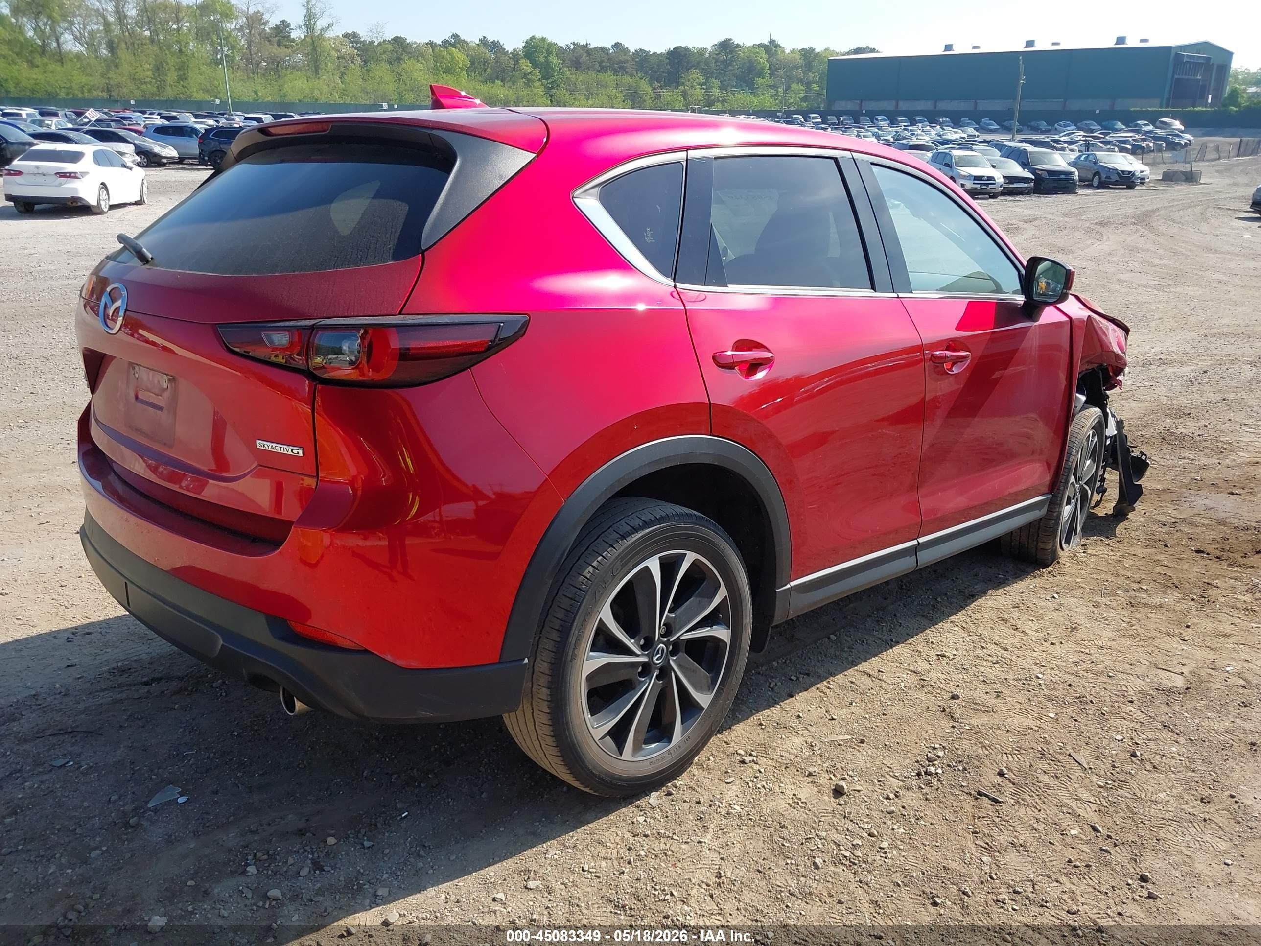2023 Mazda Cx-5 2.5 S Premium Plus Red vin: JM3KFBEM4P0226011