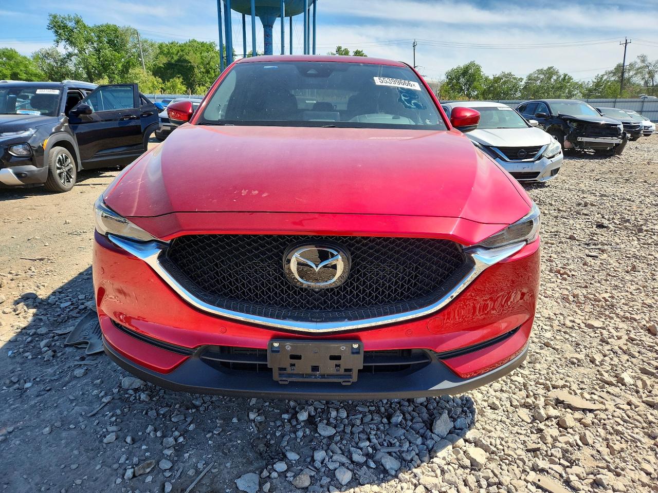 2020 Mazda Cx-5 Signature Red vin: JM3KFBEY2L0819301