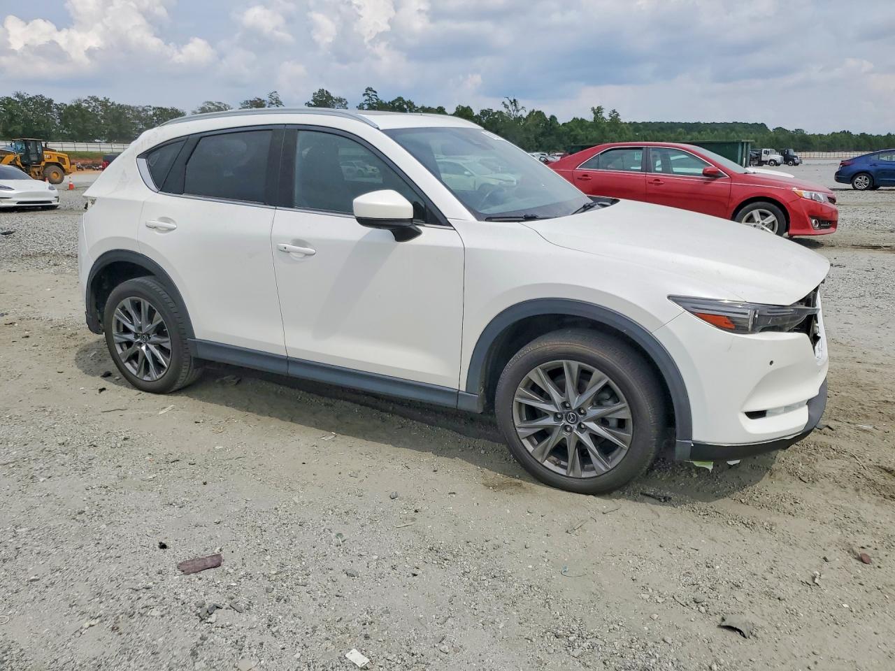 2019 Mazda Cx-5 Signature White vin: JM3KFBEY8K0615195