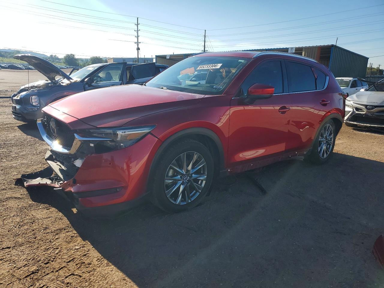 2021 Mazda Cx-5 Signature Красный vin: JM3KFBEYXM0456599