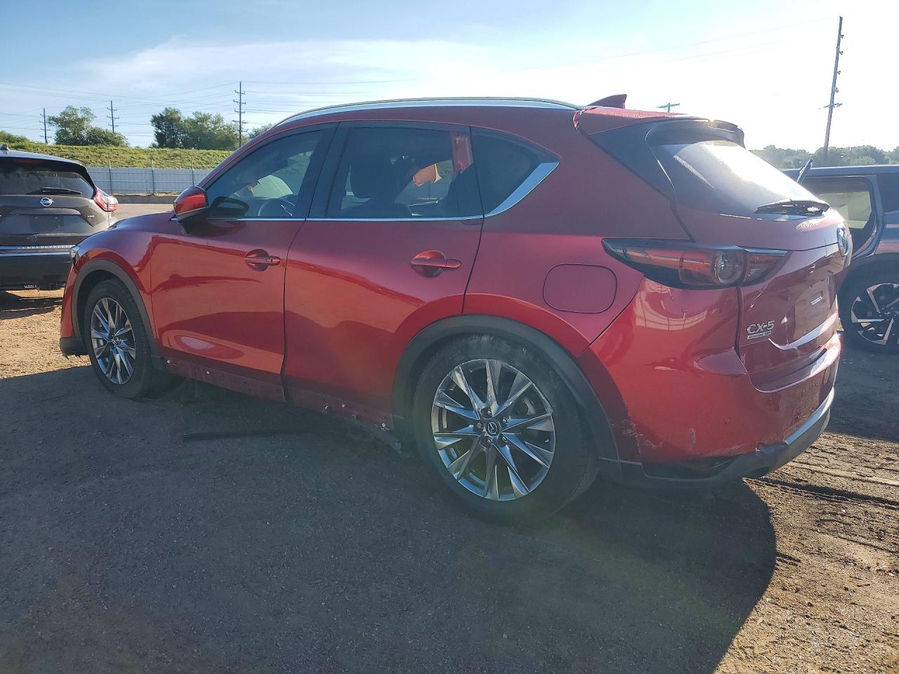 2021 Mazda Cx-5 Signature Red vin: JM3KFBEYXM0456599