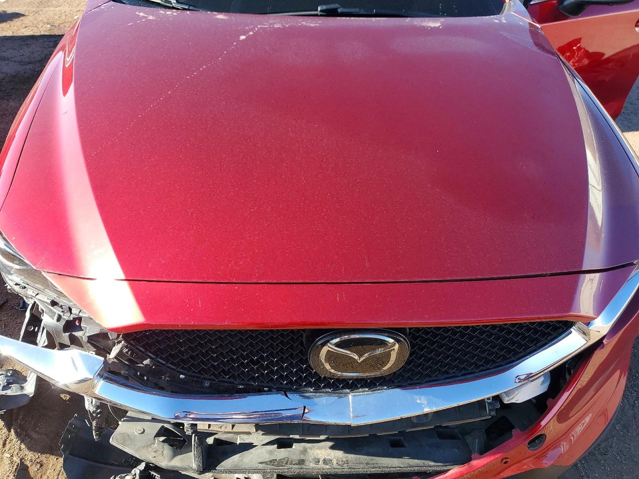 2021 Mazda Cx-5 Signature Red vin: JM3KFBEYXM0456599