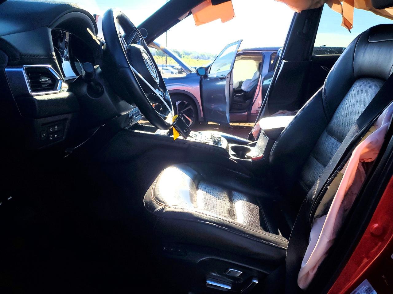 2021 Mazda Cx-5 Signature Red vin: JM3KFBEYXM0456599