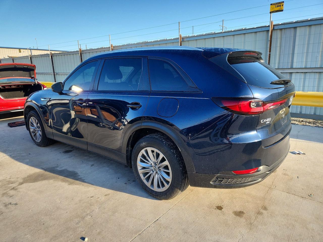 2025 Mazda Cx-90 Blue vin: JM3KKAHD1S1214368