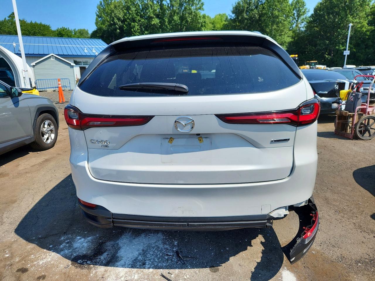2024 Mazda Cx-90 Select Белый vin: JM3KKAHD5R1123341