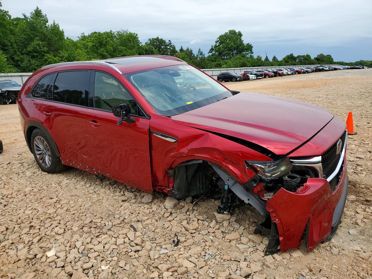 2025 Mazda Cx-90 Preferred Red vin: JM3KKBHD2S1249006