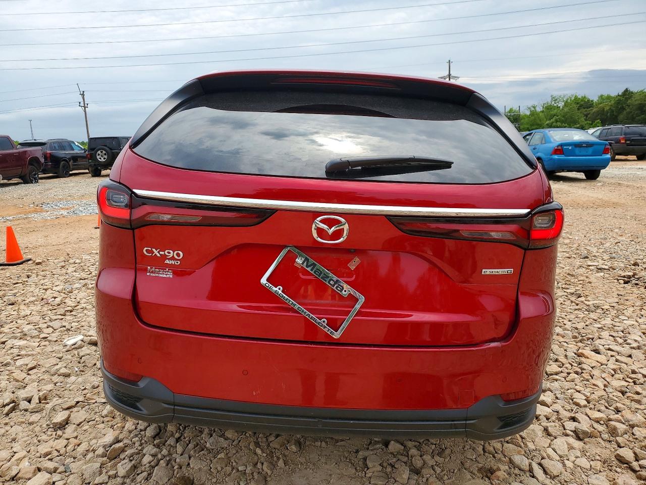 2025 Mazda Cx-90 Preferred Red vin: JM3KKBHD2S1249006