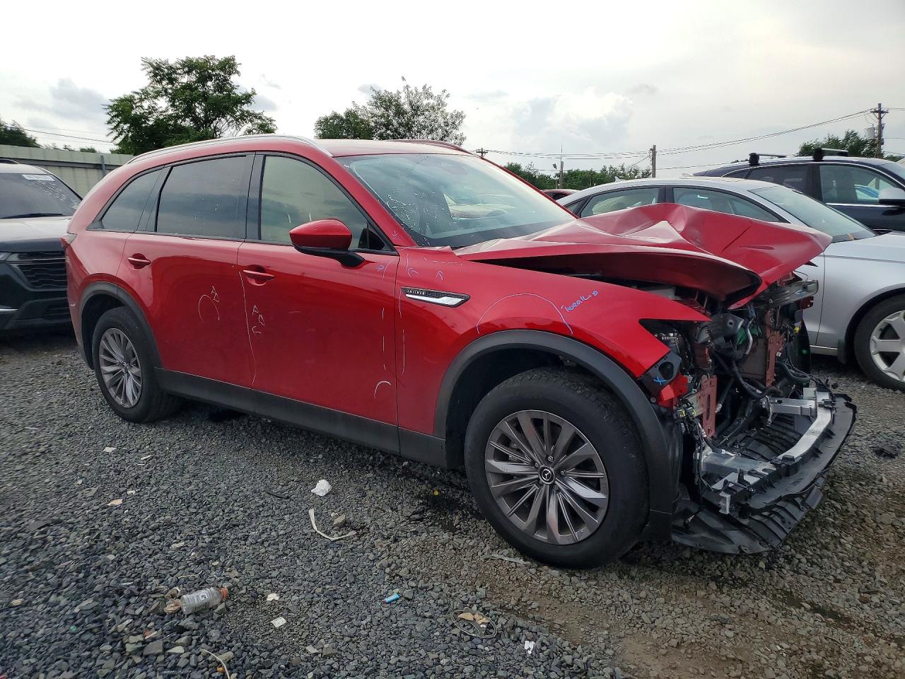 2025 Mazda Cx-90 Preferred Темно-бордовый vin: JM3KKBHD2S1252293