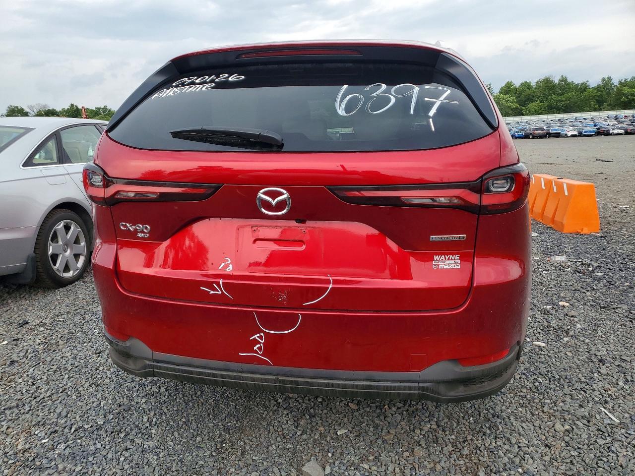 2025 Mazda Cx-90 Preferred Темно-бордовый vin: JM3KKBHD2S1252293