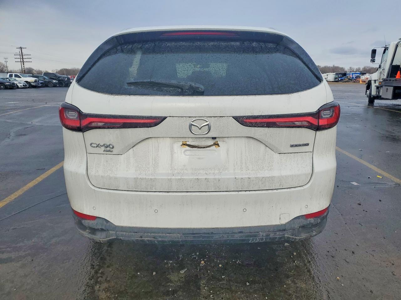 2025 Mazda Cx-90 Preferred White vin: JM3KKBHD3S1220307