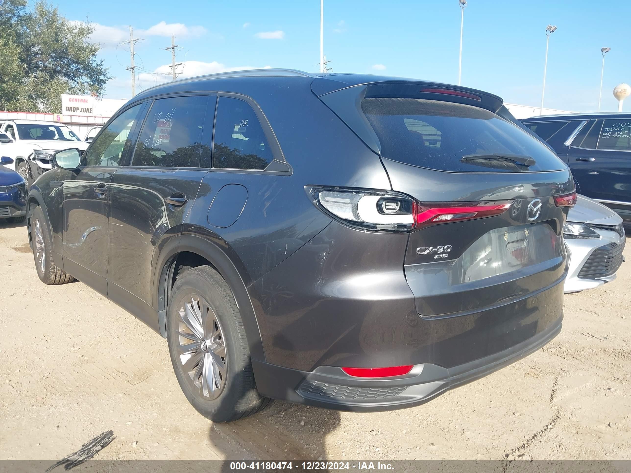 2024 Mazda Cx-90 3.3 Turbo Preferred Plus Gray vin: JM3KKCHD0R1153424