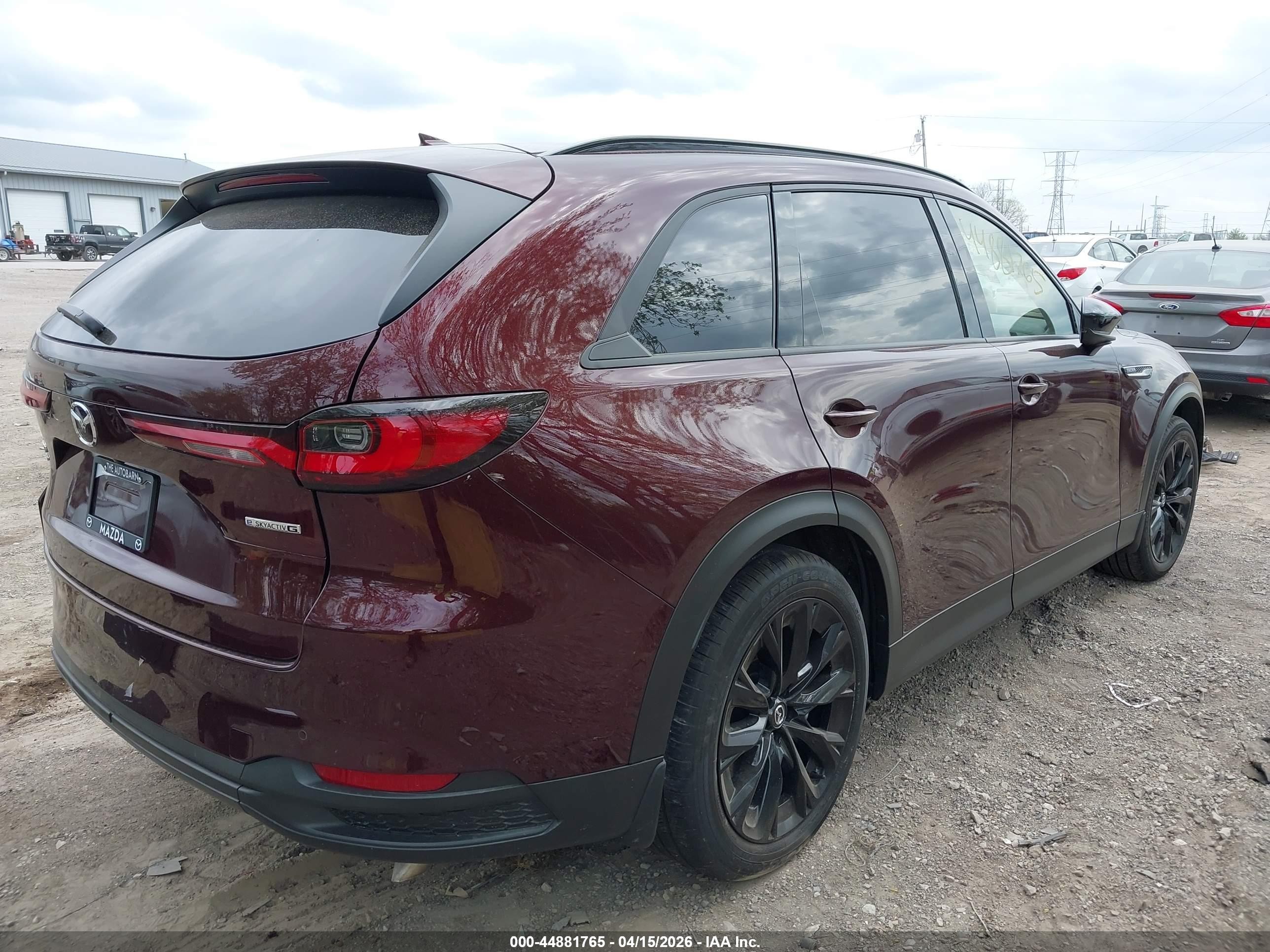 2025 Mazda Cx-90 3.3 Turbo Premium Sport Красный vin: JM3KKCHD1S1232123