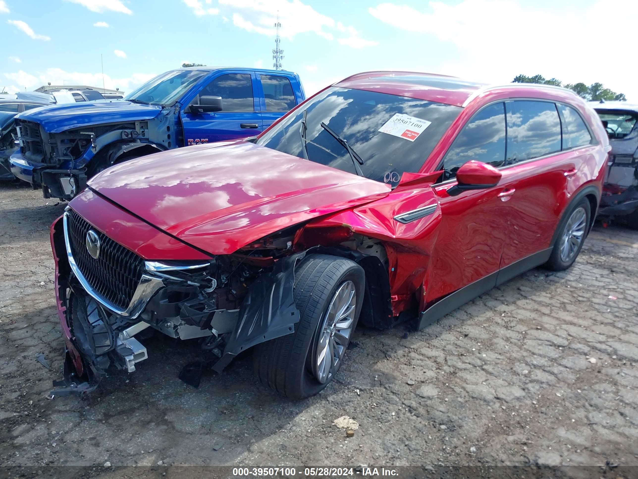 2024 Mazda Cx-90 3.3 Turbo Preferred Plus Red vin: JM3KKCHD5R1145481