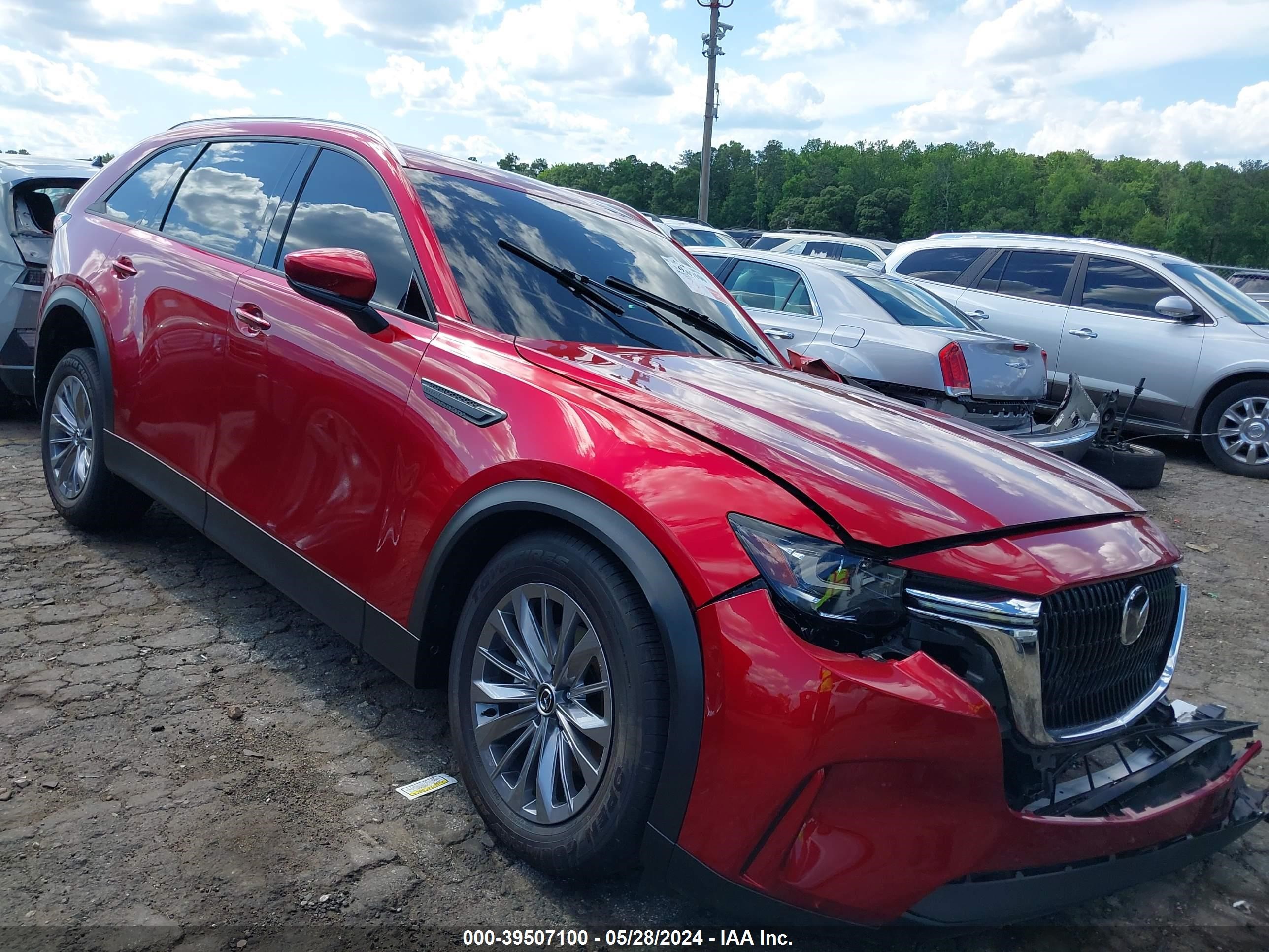 2024 Mazda Cx-90 3.3 Turbo Preferred Plus Red vin: JM3KKCHD5R1145481