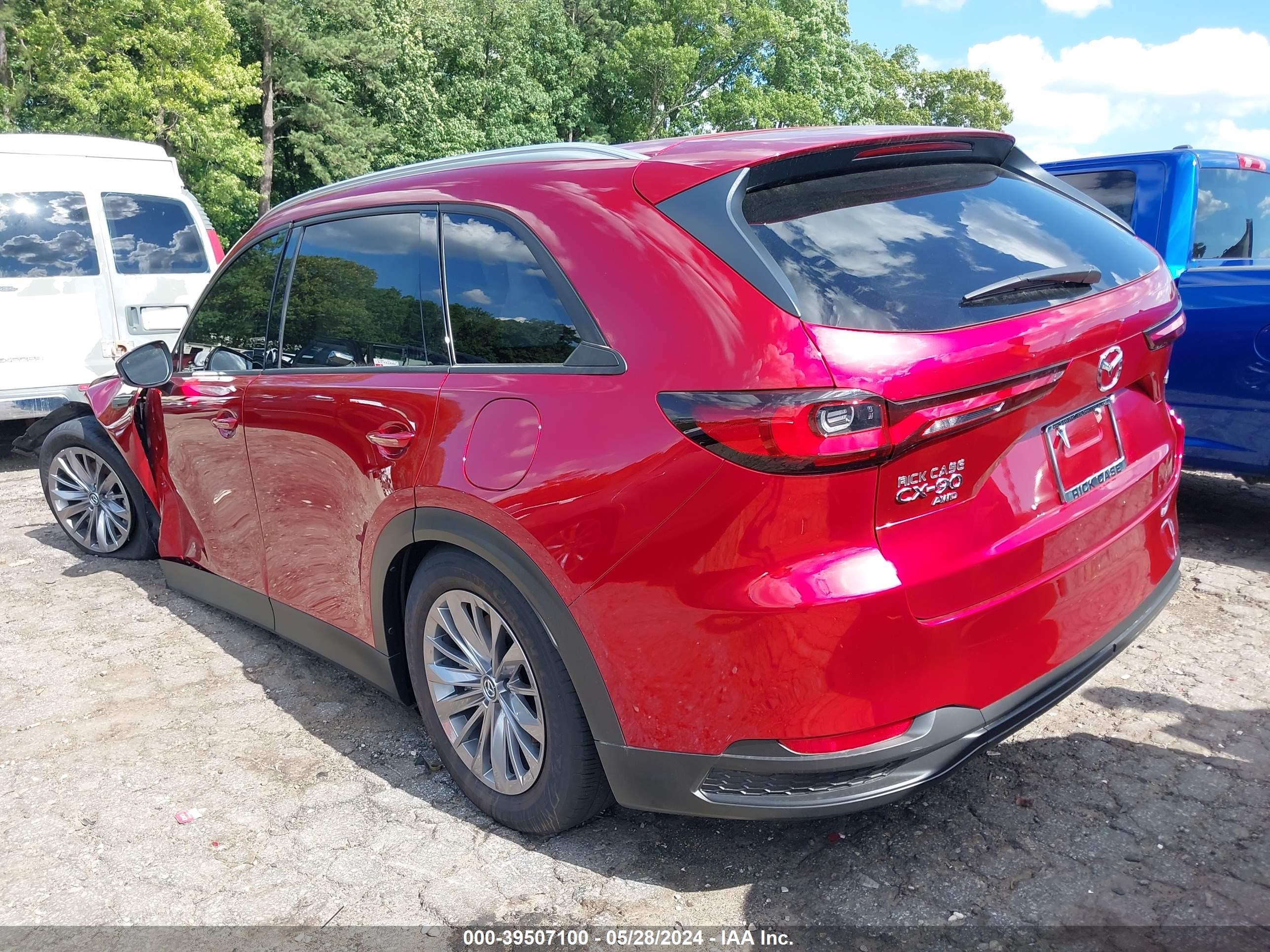 2024 Mazda Cx-90 3.3 Turbo Preferred Plus Red vin: JM3KKCHD5R1145481