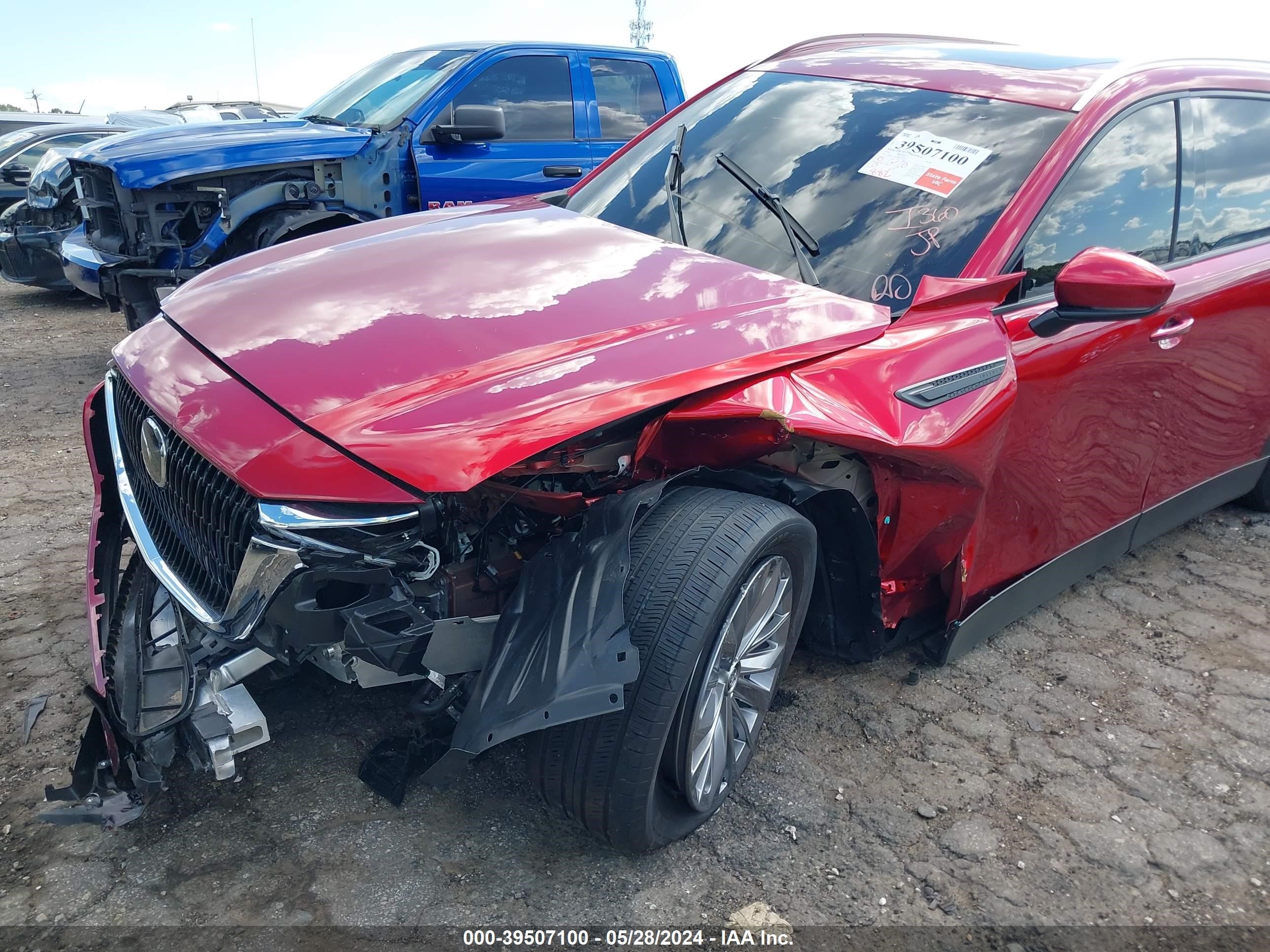 2024 Mazda Cx-90 3.3 Turbo Preferred Plus Red vin: JM3KKCHD5R1145481