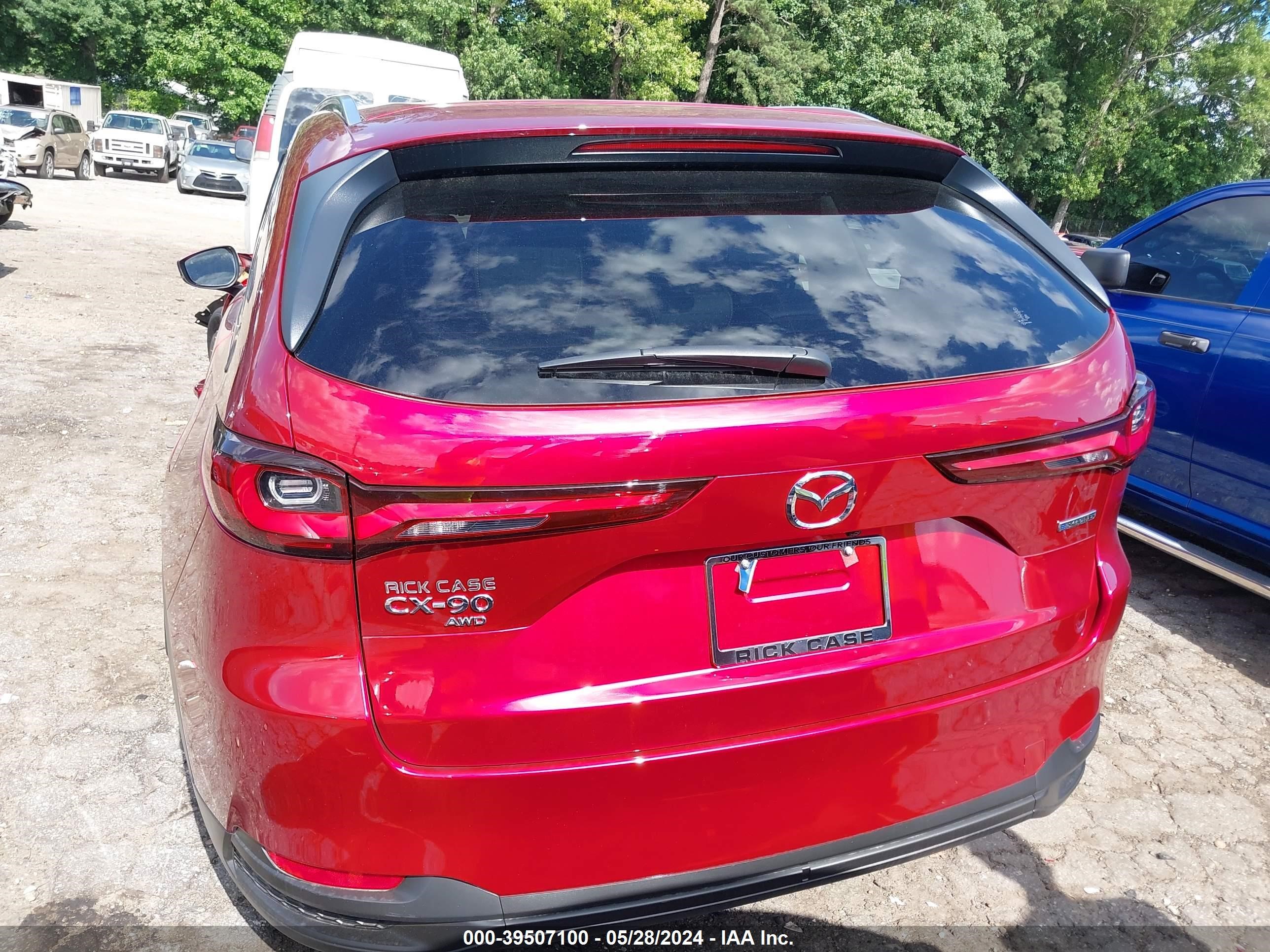 2024 Mazda Cx-90 3.3 Turbo Preferred Plus Red vin: JM3KKCHD5R1145481