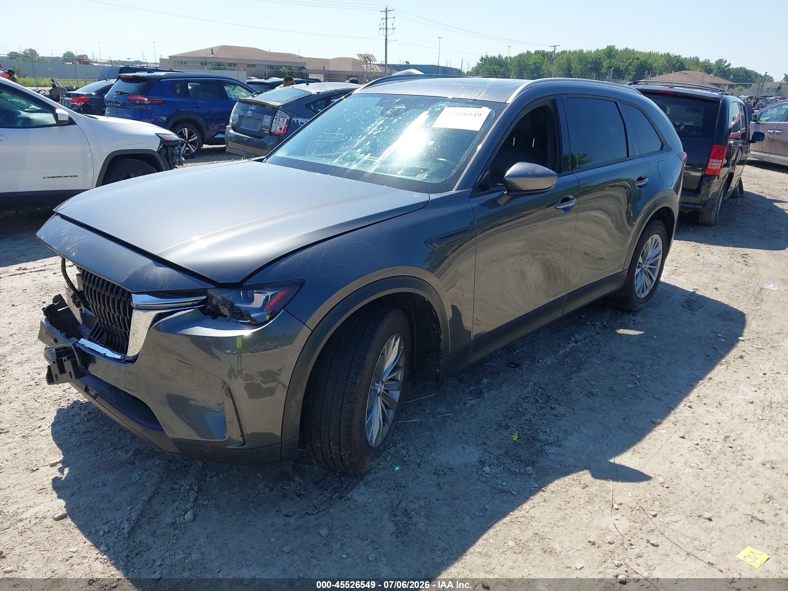 2024 Mazda Cx-90 3.3 Turbo Preferred Plus Gray vin: JM3KKCHD6R1113560