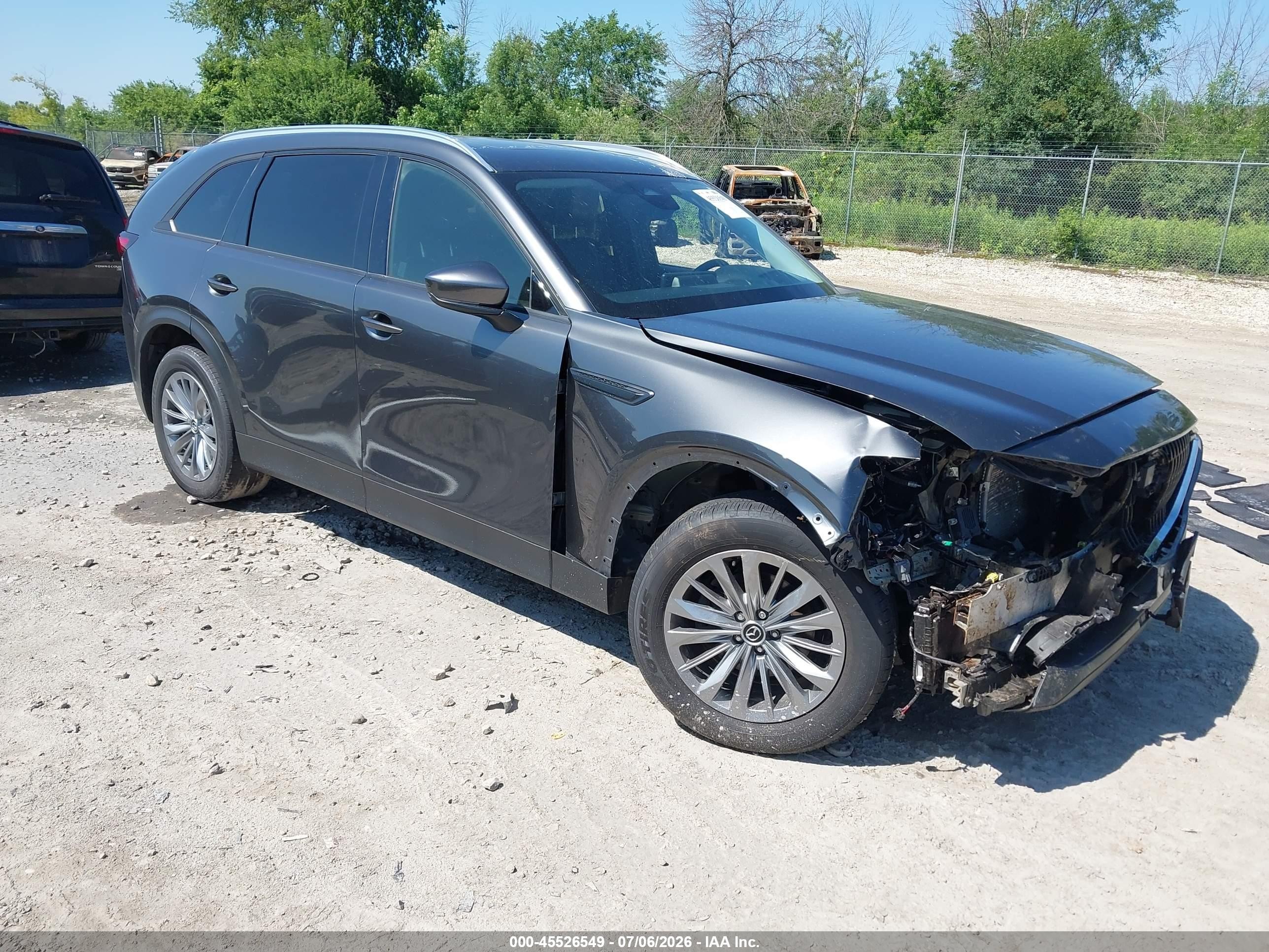 2024 Mazda Cx-90 3.3 Turbo Preferred Plus Gray vin: JM3KKCHD6R1113560
