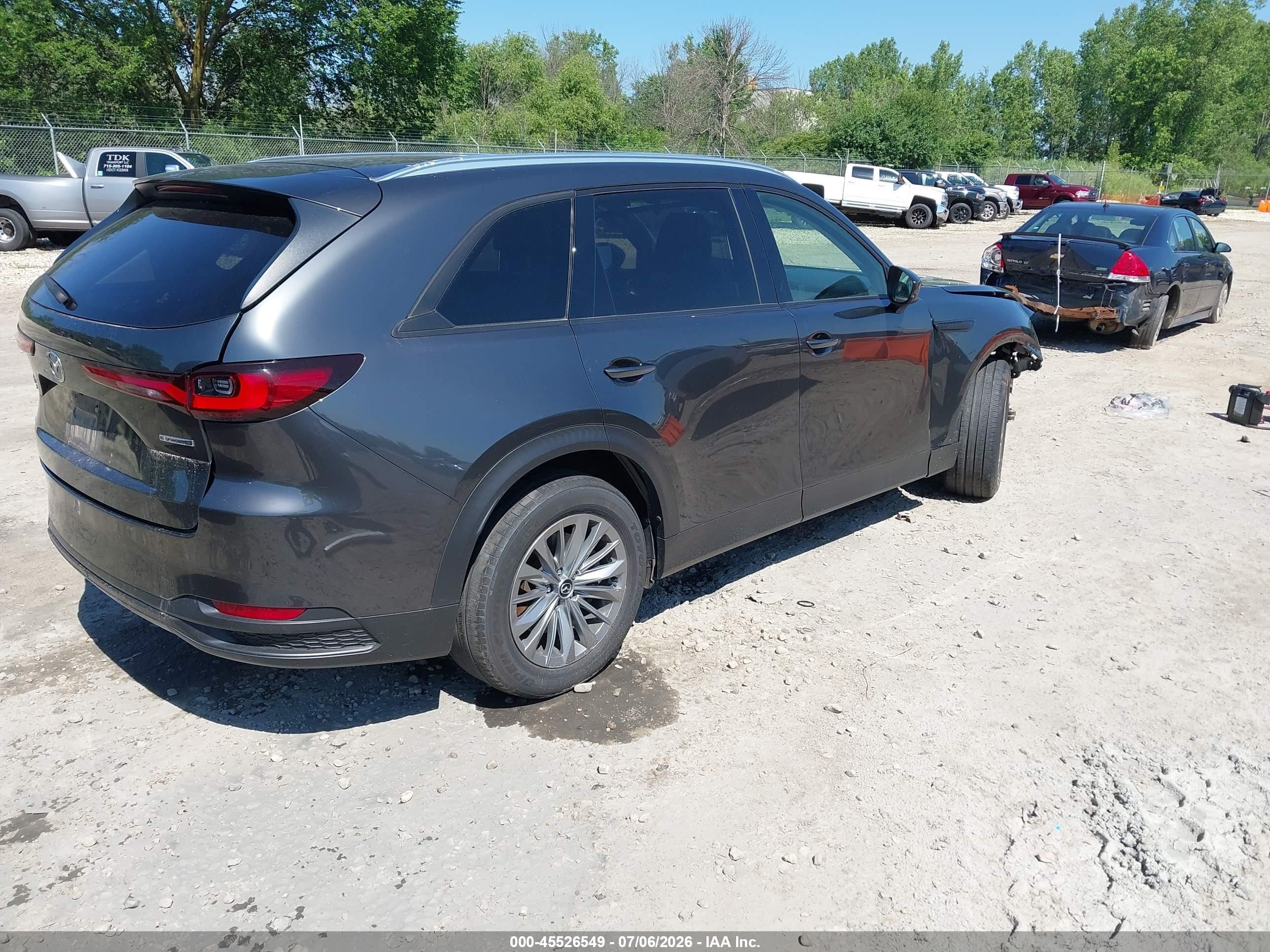 2024 Mazda Cx-90 3.3 Turbo Preferred Plus Gray vin: JM3KKCHD6R1113560
