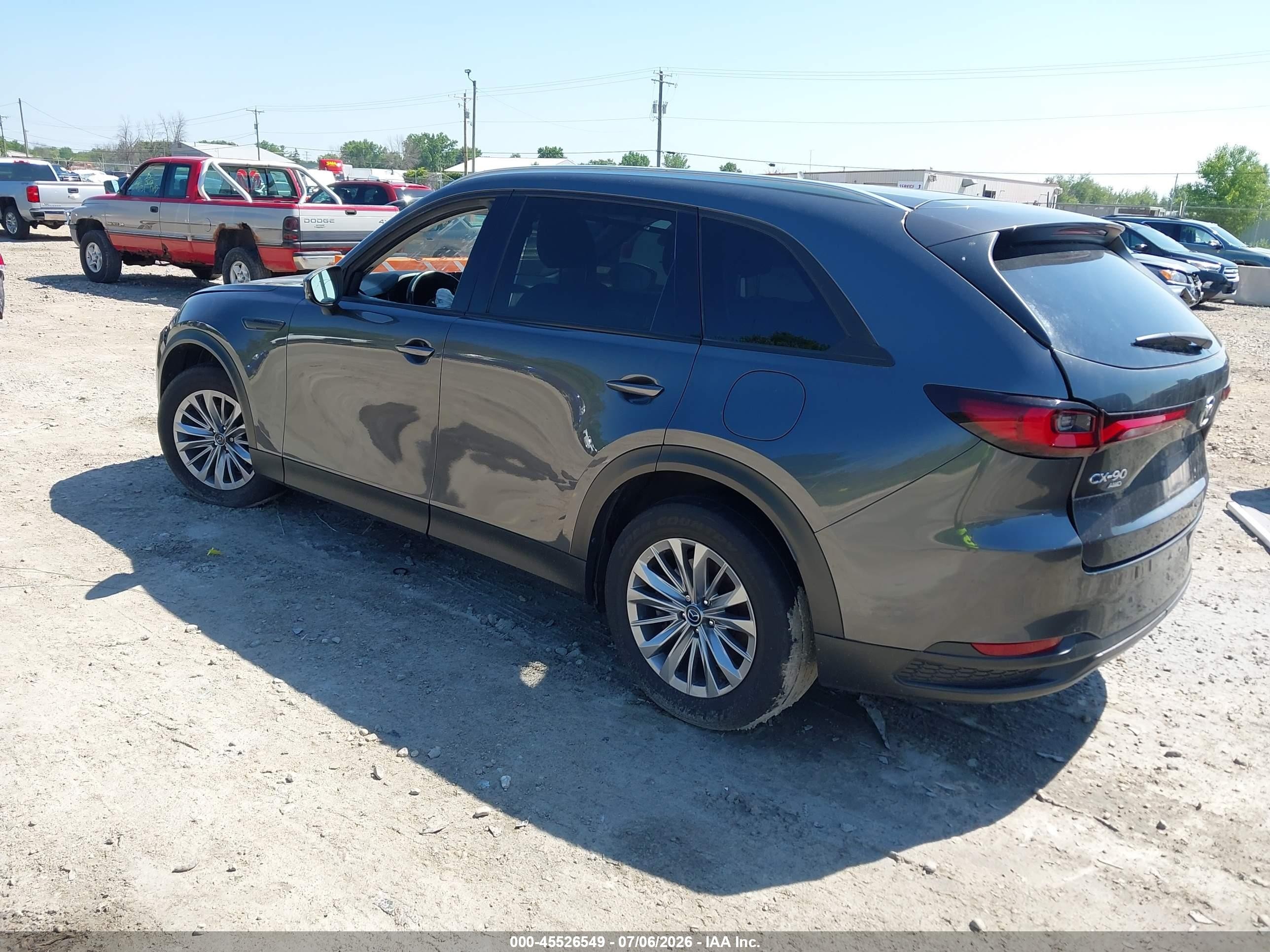2024 Mazda Cx-90 3.3 Turbo Preferred Plus Gray vin: JM3KKCHD6R1113560