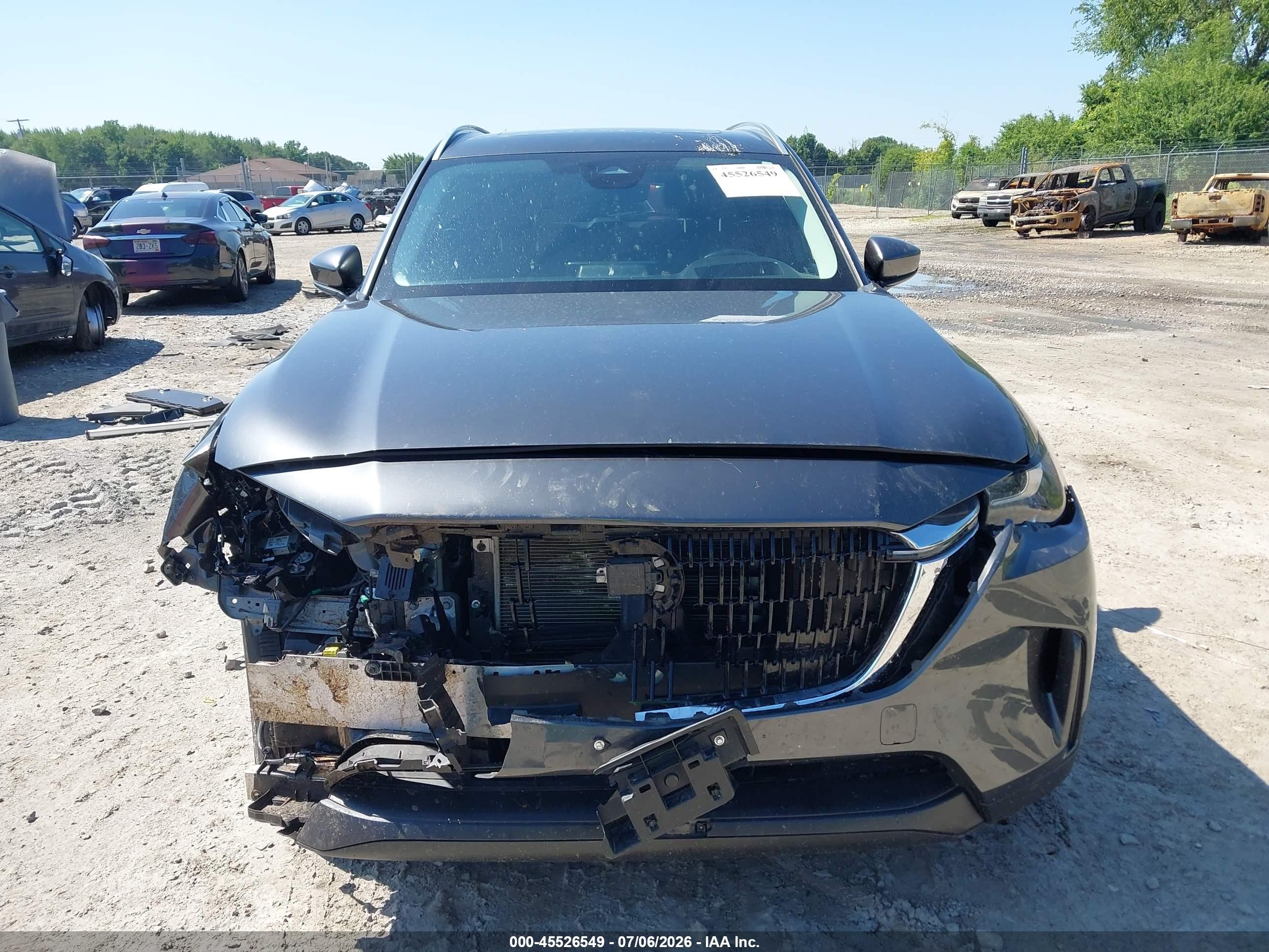2024 Mazda Cx-90 3.3 Turbo Preferred Plus Gray vin: JM3KKCHD6R1113560