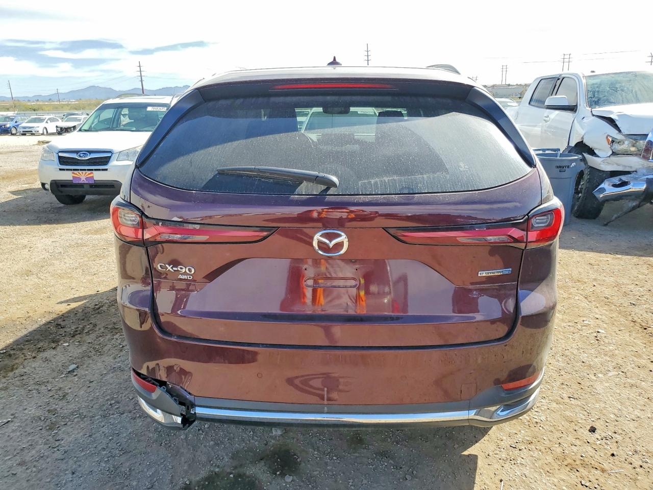2024 Mazda Cx-90 Premium Purple vin: JM3KKDHAXR1156391
