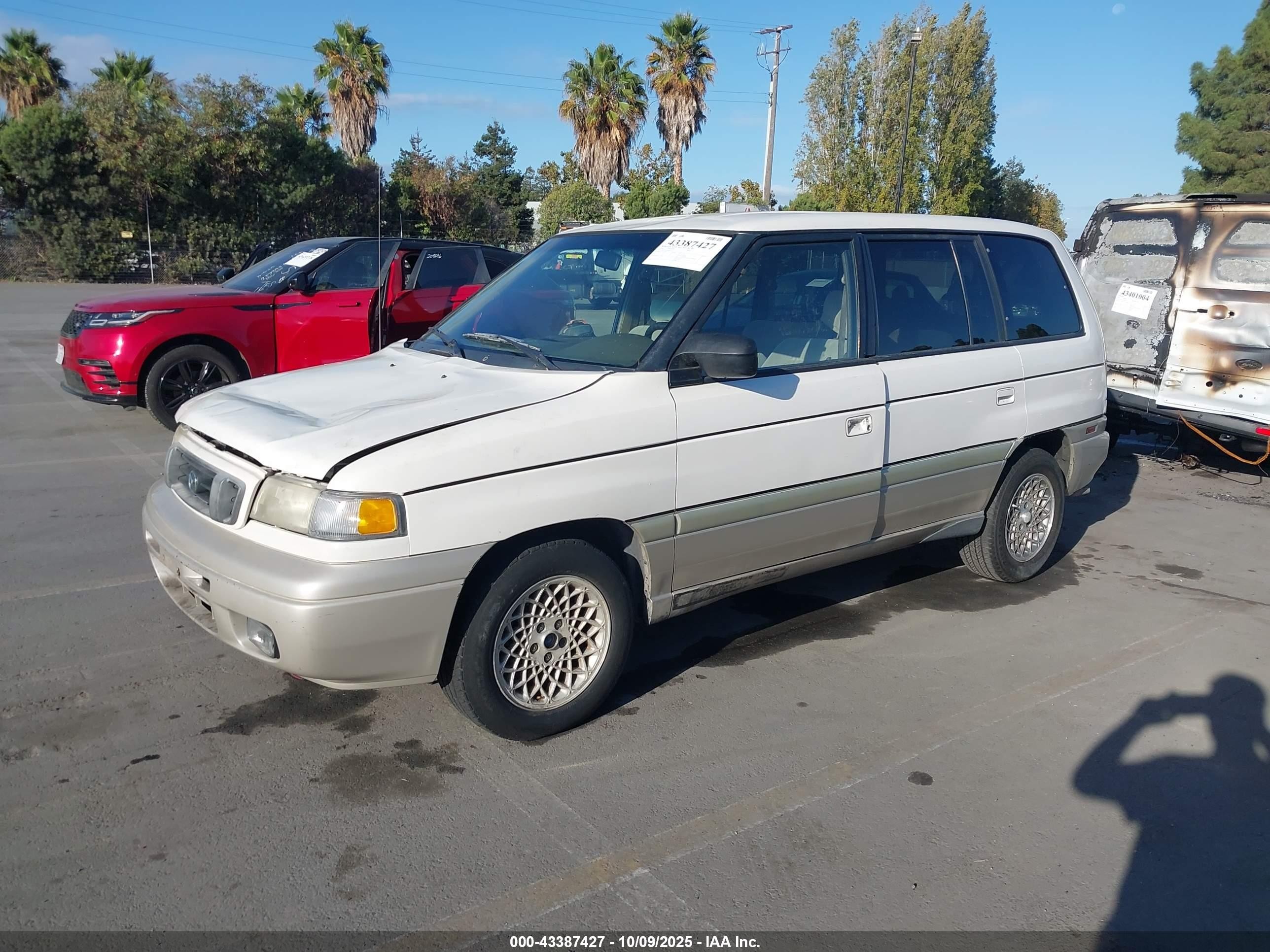 1998 Mazda Mpv Es/lx Белый vin: JM3LV5228W0835287