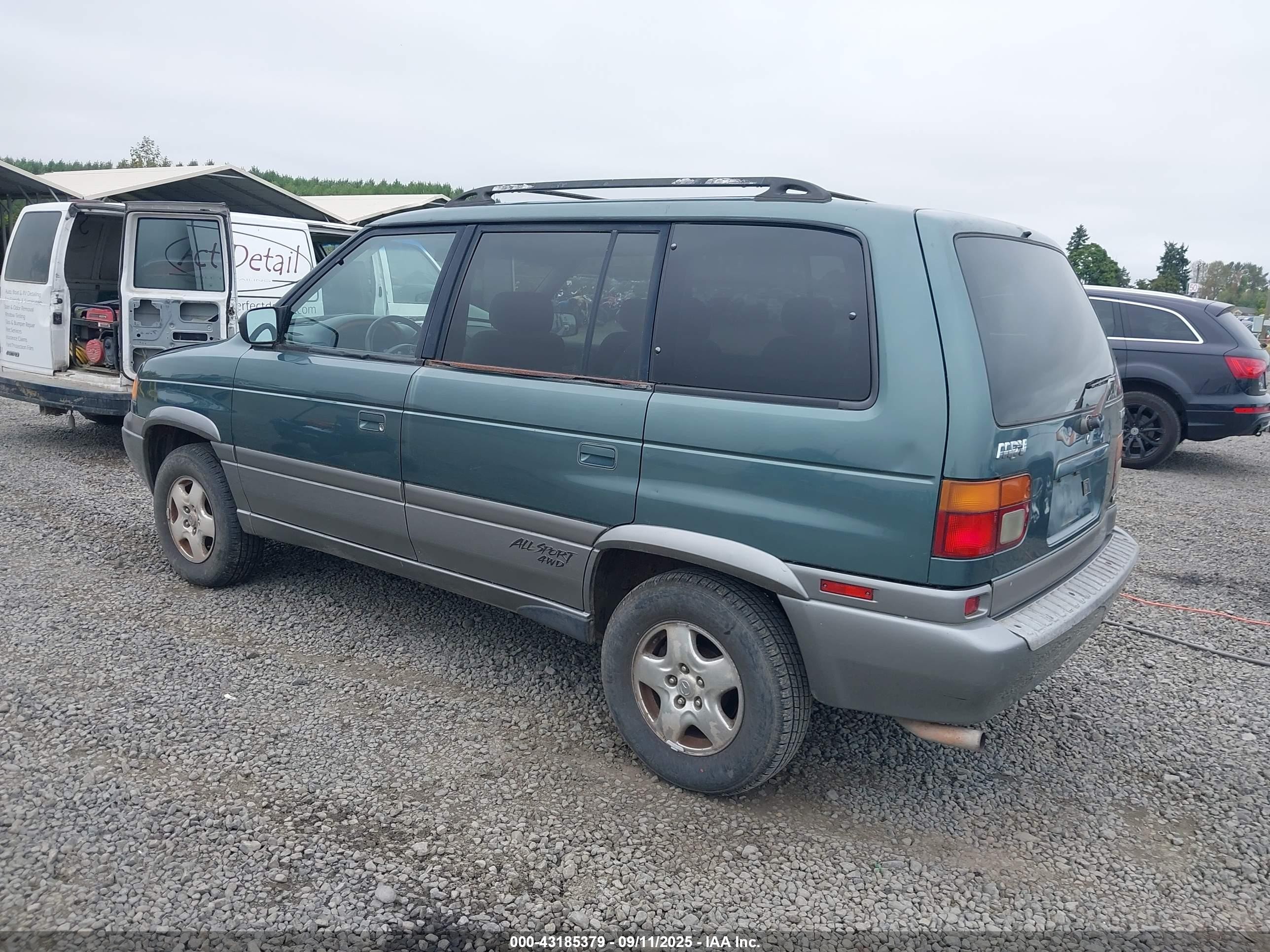 1998 Mazda Mpv Es/lx Green vin: JM3LV5235W0839077