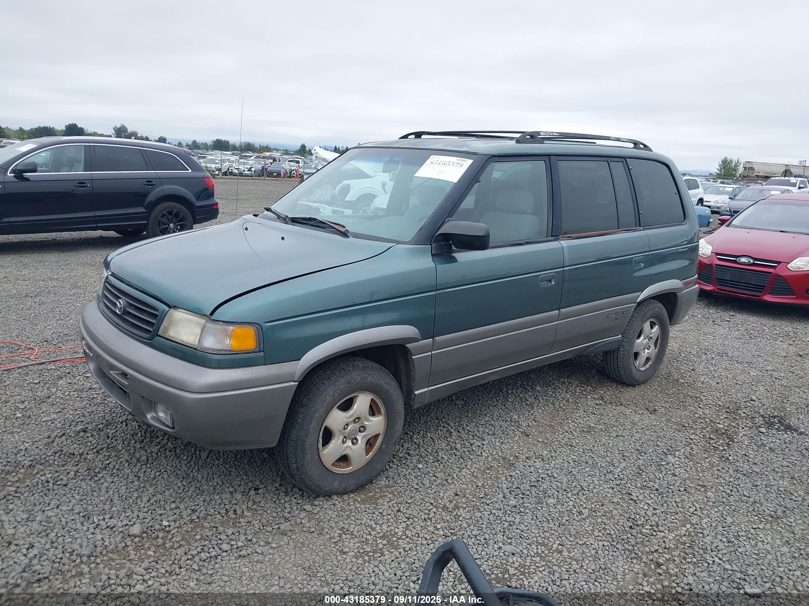 1998 Mazda Mpv Es/lx Green vin: JM3LV5235W0839077
