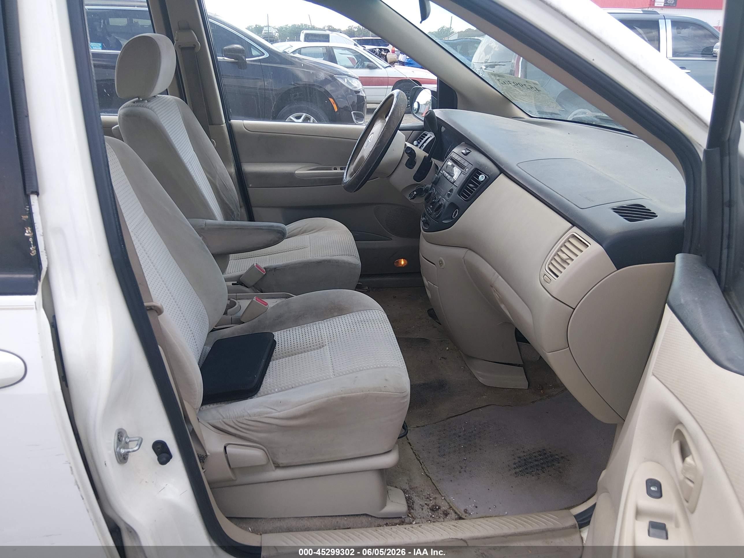 2005 Mazda Mpv Lx White vin: JM3LW28A050541293