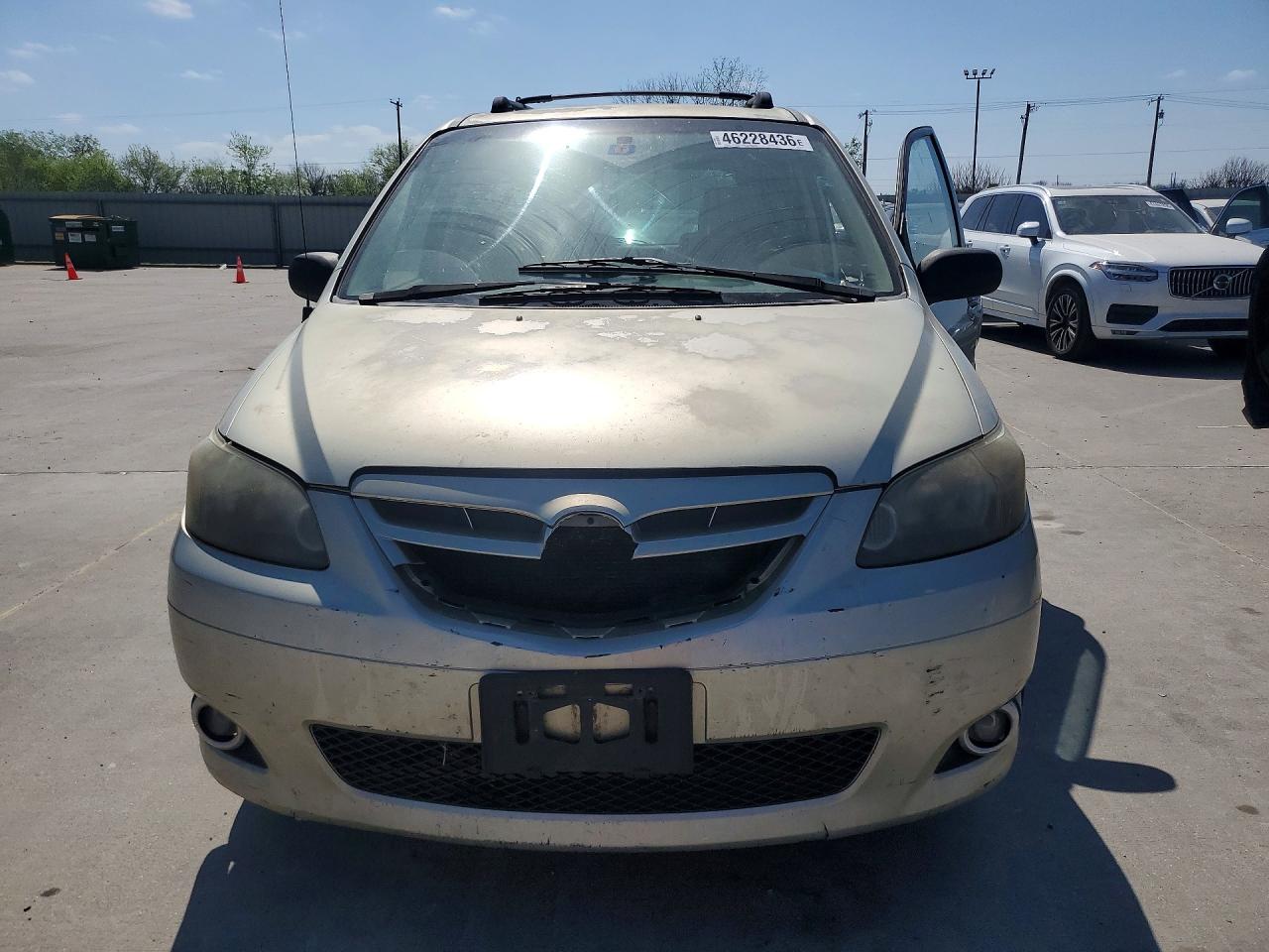2005 Mazda Mpv Wagon Cream vin: JM3LW28A050544579