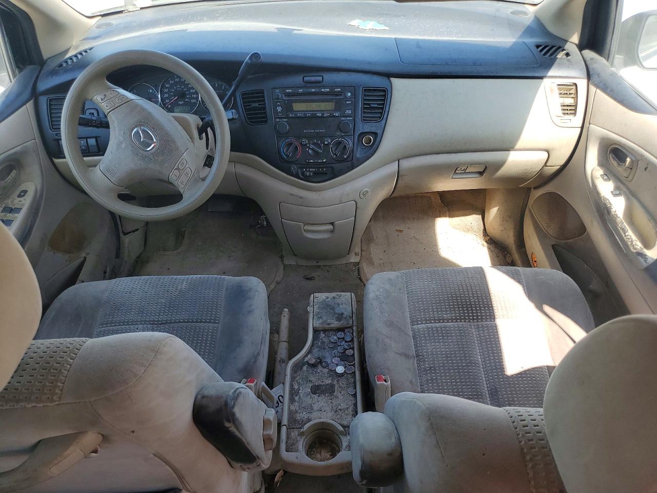 2005 Mazda Mpv Wagon Cream vin: JM3LW28A050544579