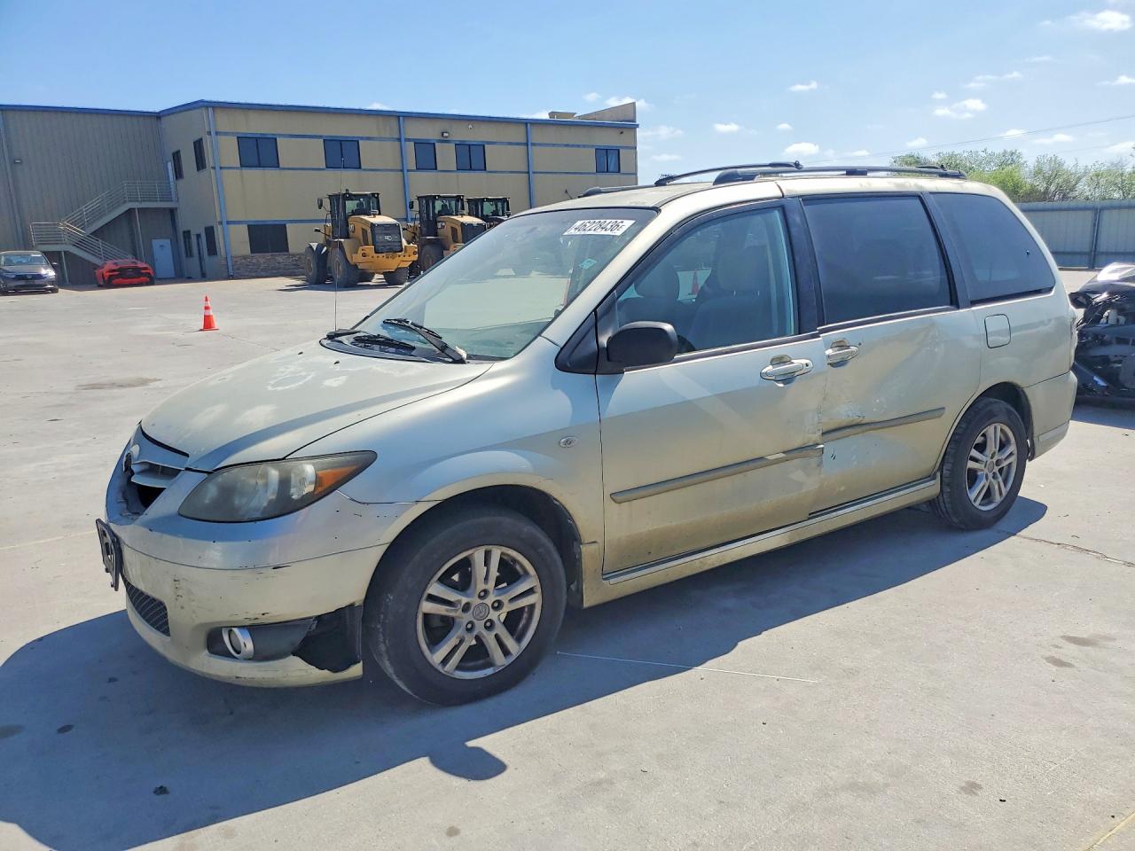 2005 Mazda Mpv Wagon Cream vin: JM3LW28A050544579