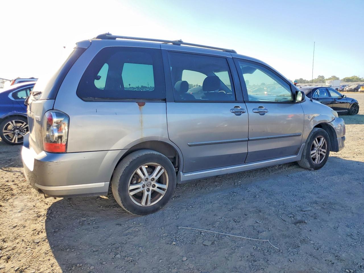 2005 Mazda Mpv Wagon Silver vin: JM3LW28A350547816