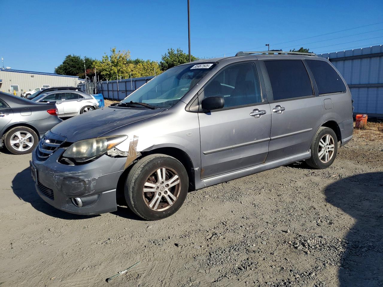 2005 Mazda Mpv Wagon Silver vin: JM3LW28A350547816