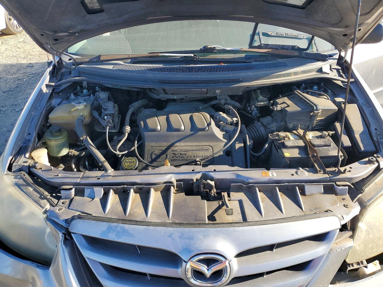 2005 Mazda Mpv Wagon Silver vin: JM3LW28A350547816
