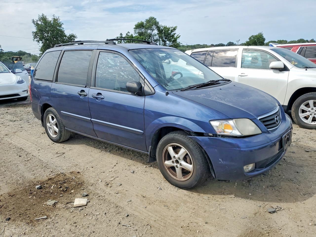 2003 Mazda Mpv Wagon Blue vin: JM3LW28A530349042