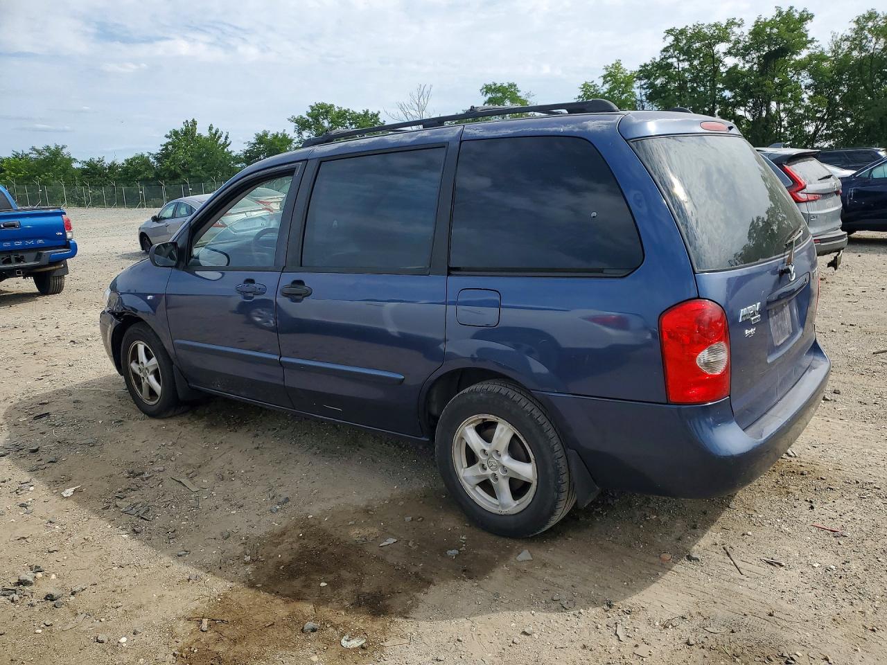 2003 Mazda Mpv Wagon Blue vin: JM3LW28A530349042