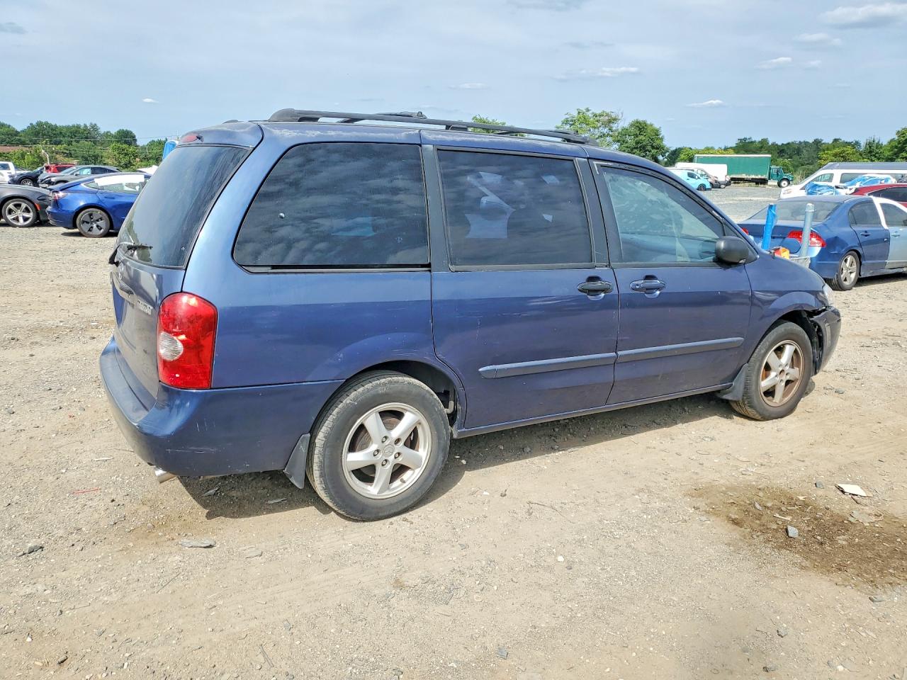 2003 Mazda Mpv Wagon Blue vin: JM3LW28A530349042
