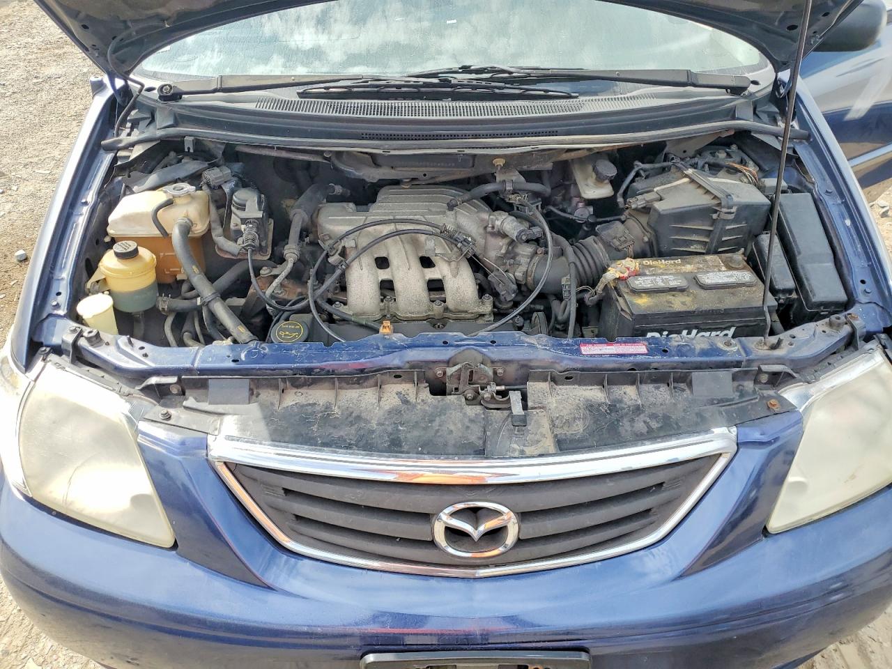 2003 Mazda Mpv Wagon Blue vin: JM3LW28A530349042