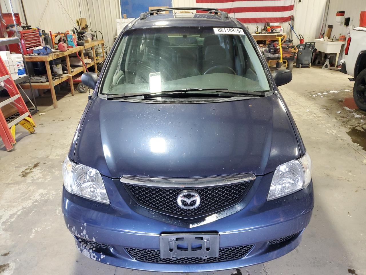 2003 Mazda Mpv Wagon Blue vin: JM3LW28A530358498
