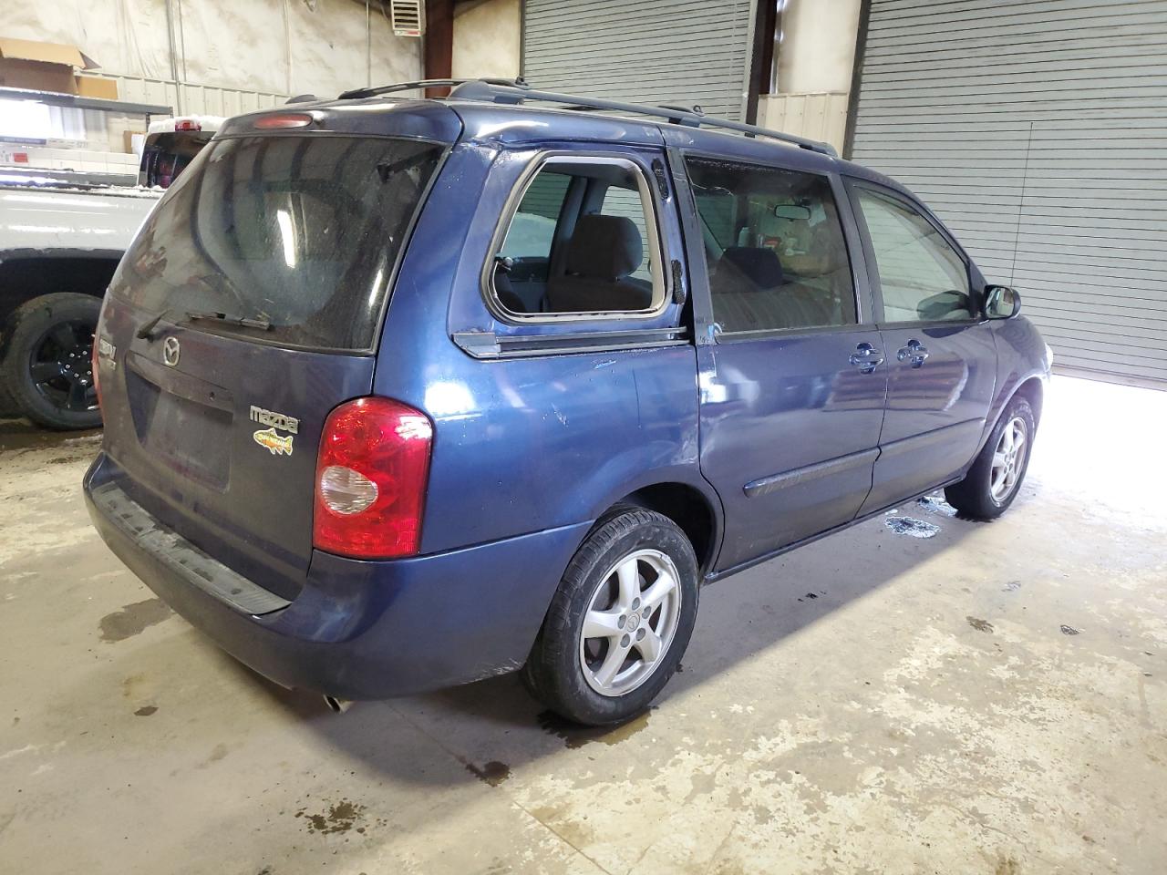 2003 Mazda Mpv Wagon Blue vin: JM3LW28A530358498